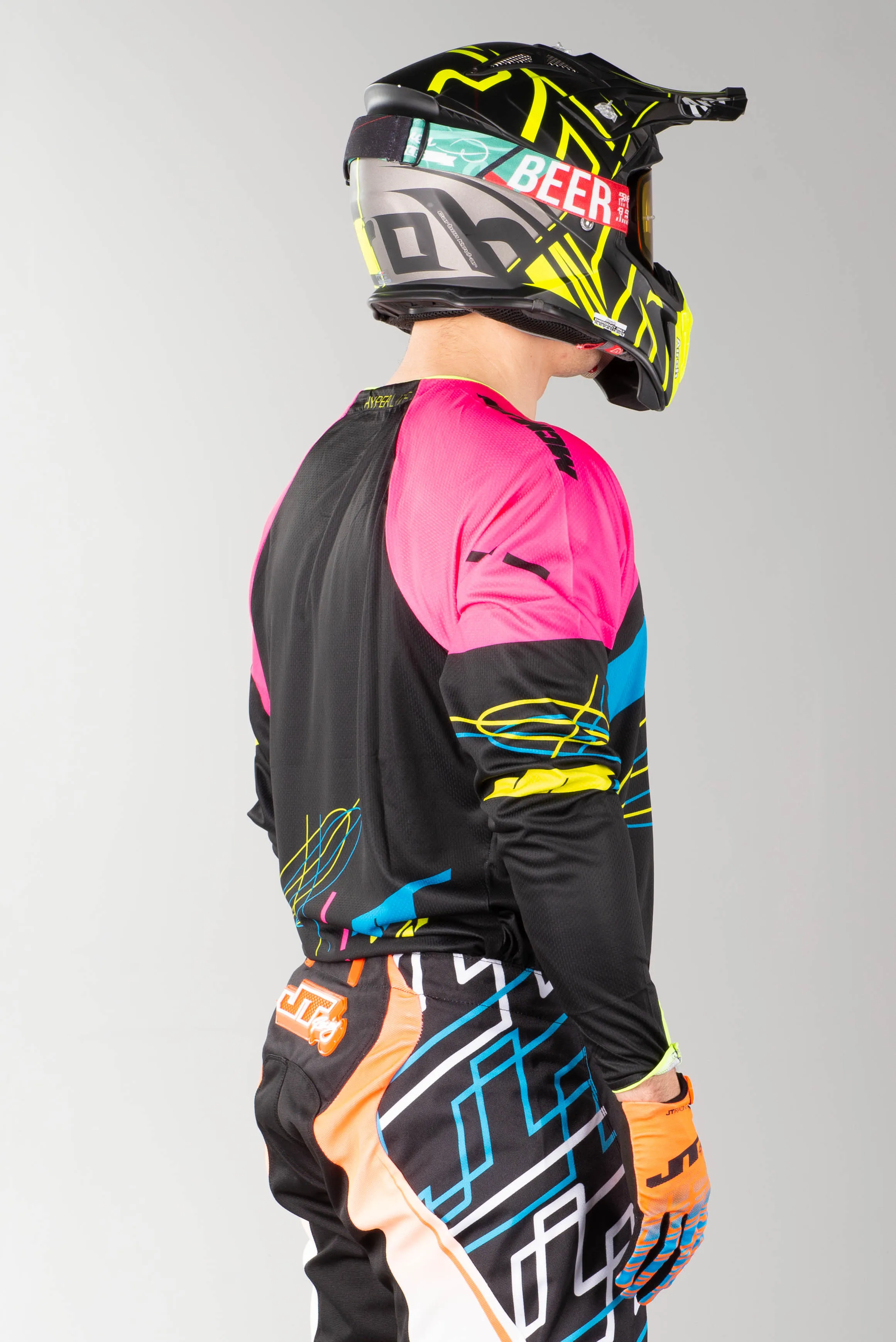 Camiseta de Cross JT Racing Hyperlite Blueprint PBNYL