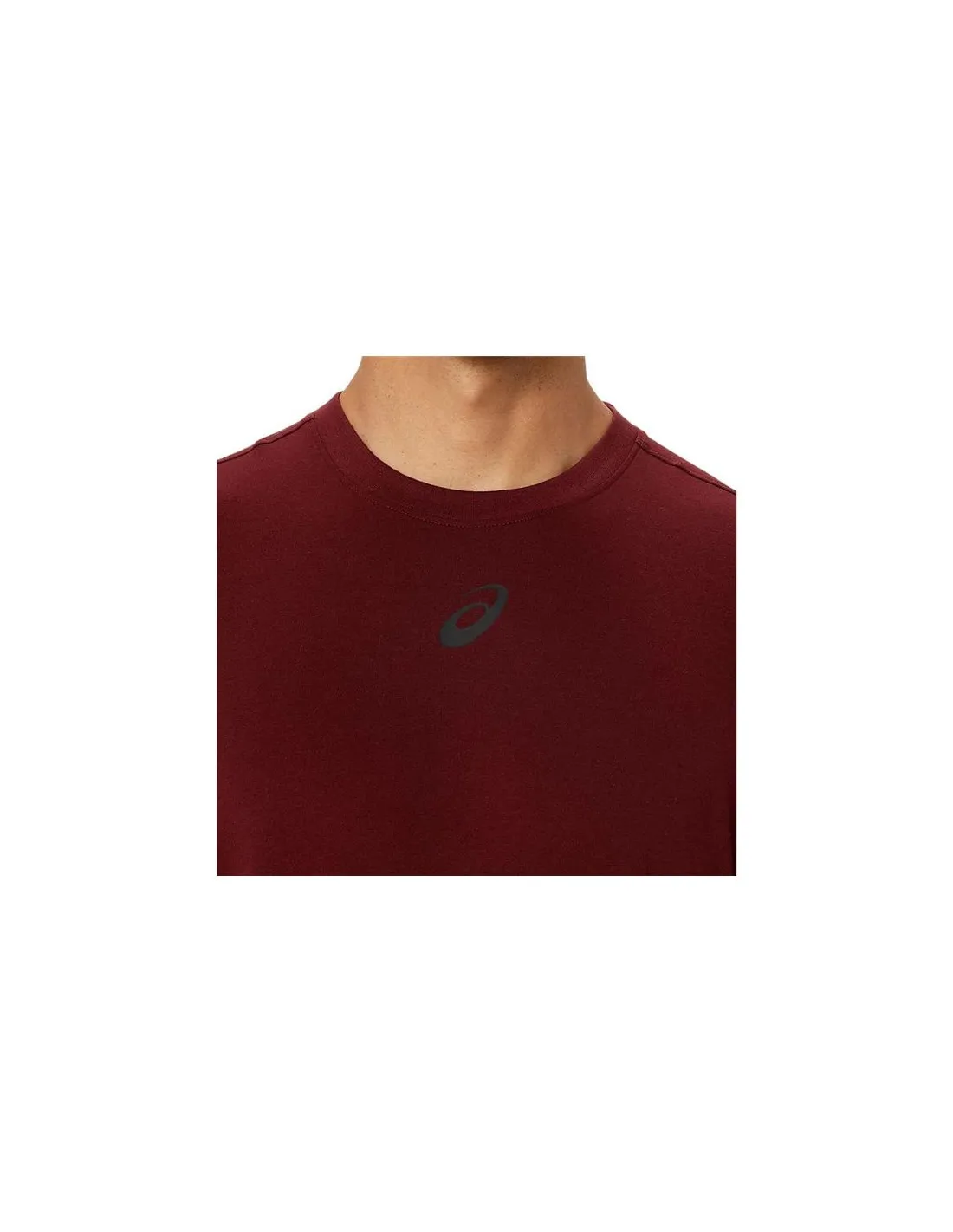 Camiseta de Fitness ASICS Tiger Ls Top Hombre Rojo/ Negro