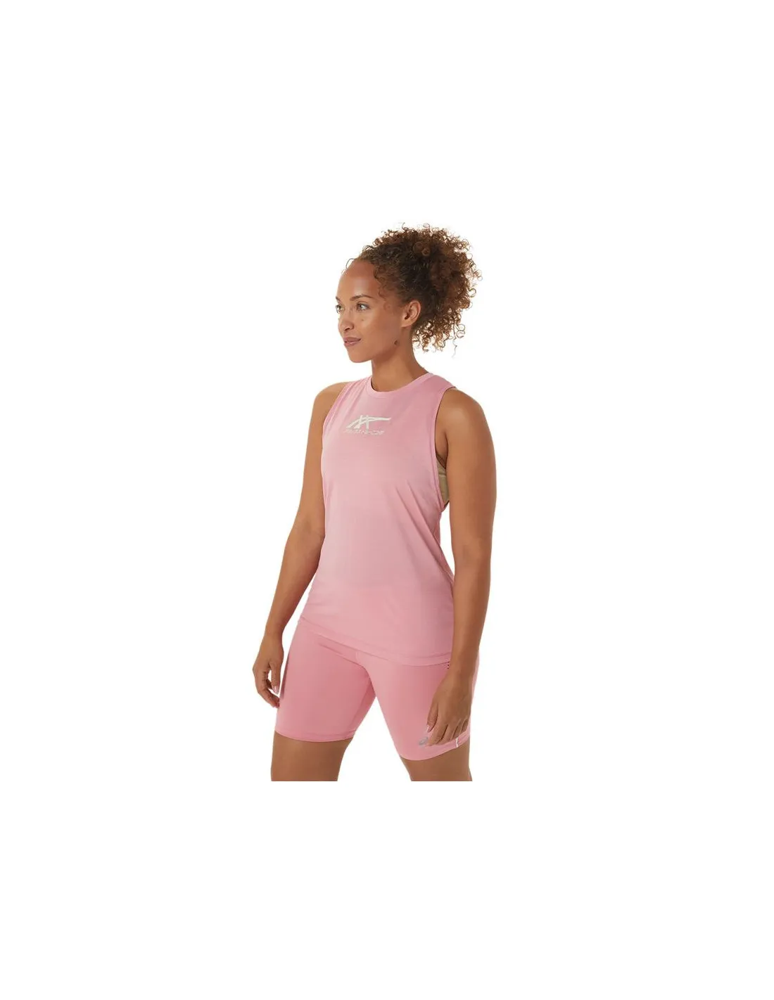 Camiseta de Fitness ASICS Tiger Rosa Mujer