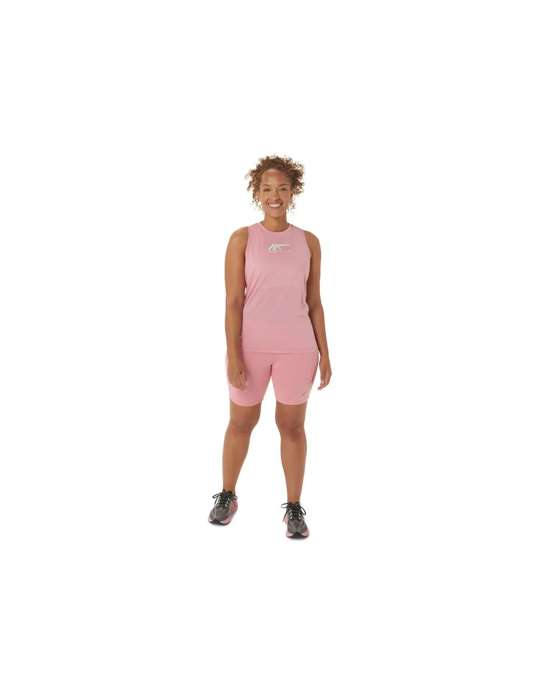 Camiseta de Fitness ASICS Tiger Rosa Mujer