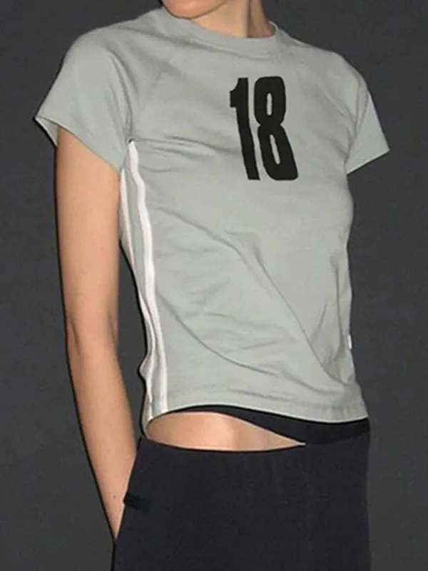 Camiseta de manga corta con estampado digital