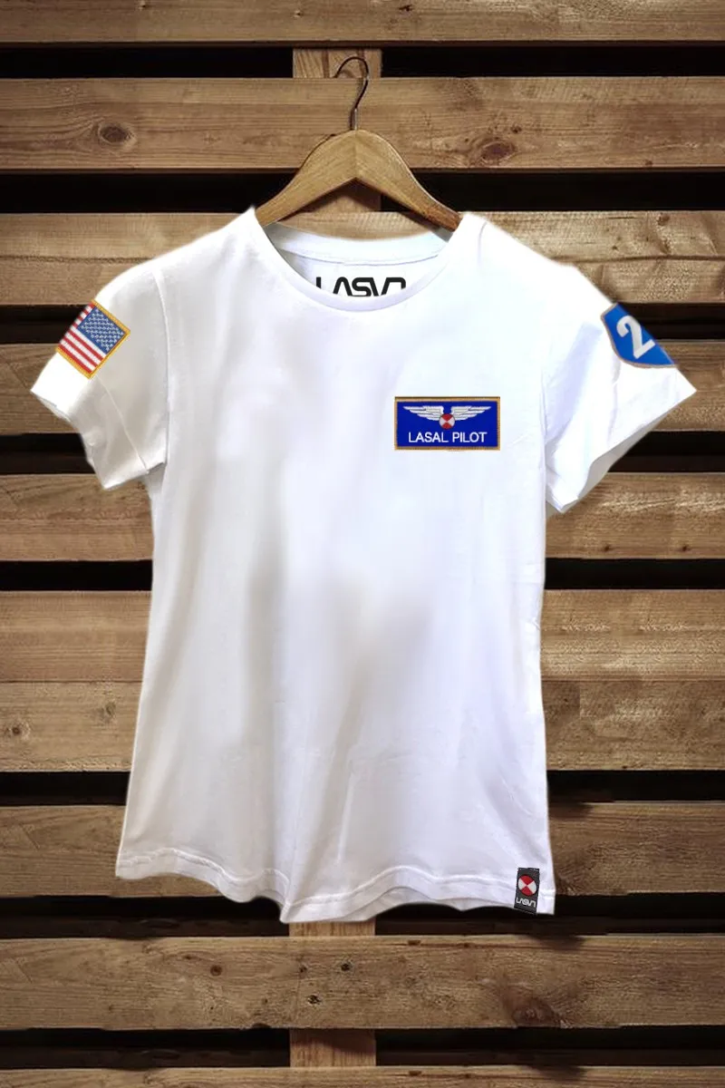 Camiseta de mujer PILOT blanca