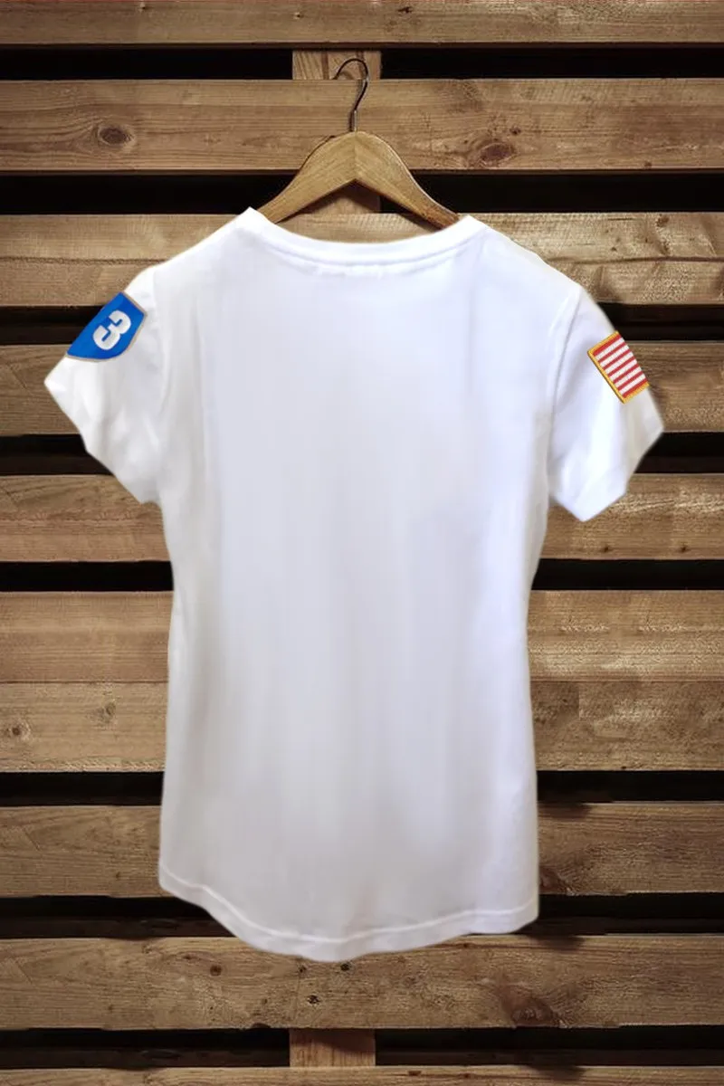 Camiseta de mujer PILOT blanca