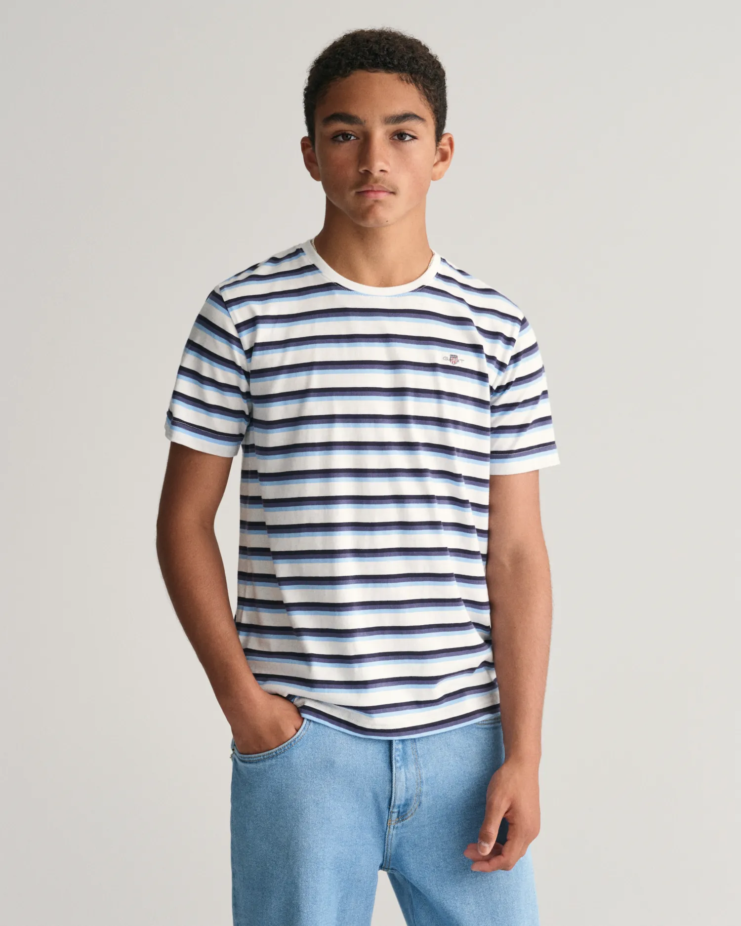Camiseta de rayas Shield Teens