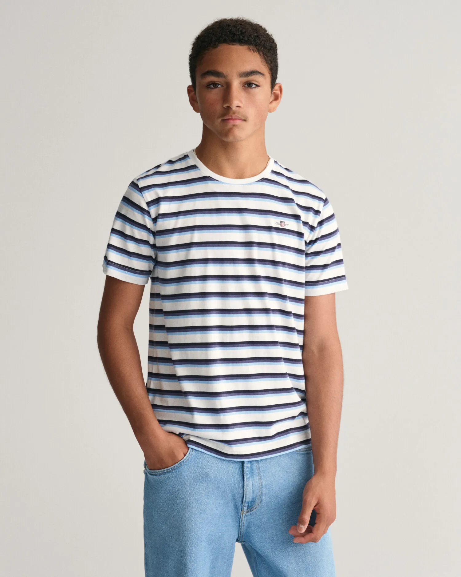 Camiseta de rayas Shield Teens