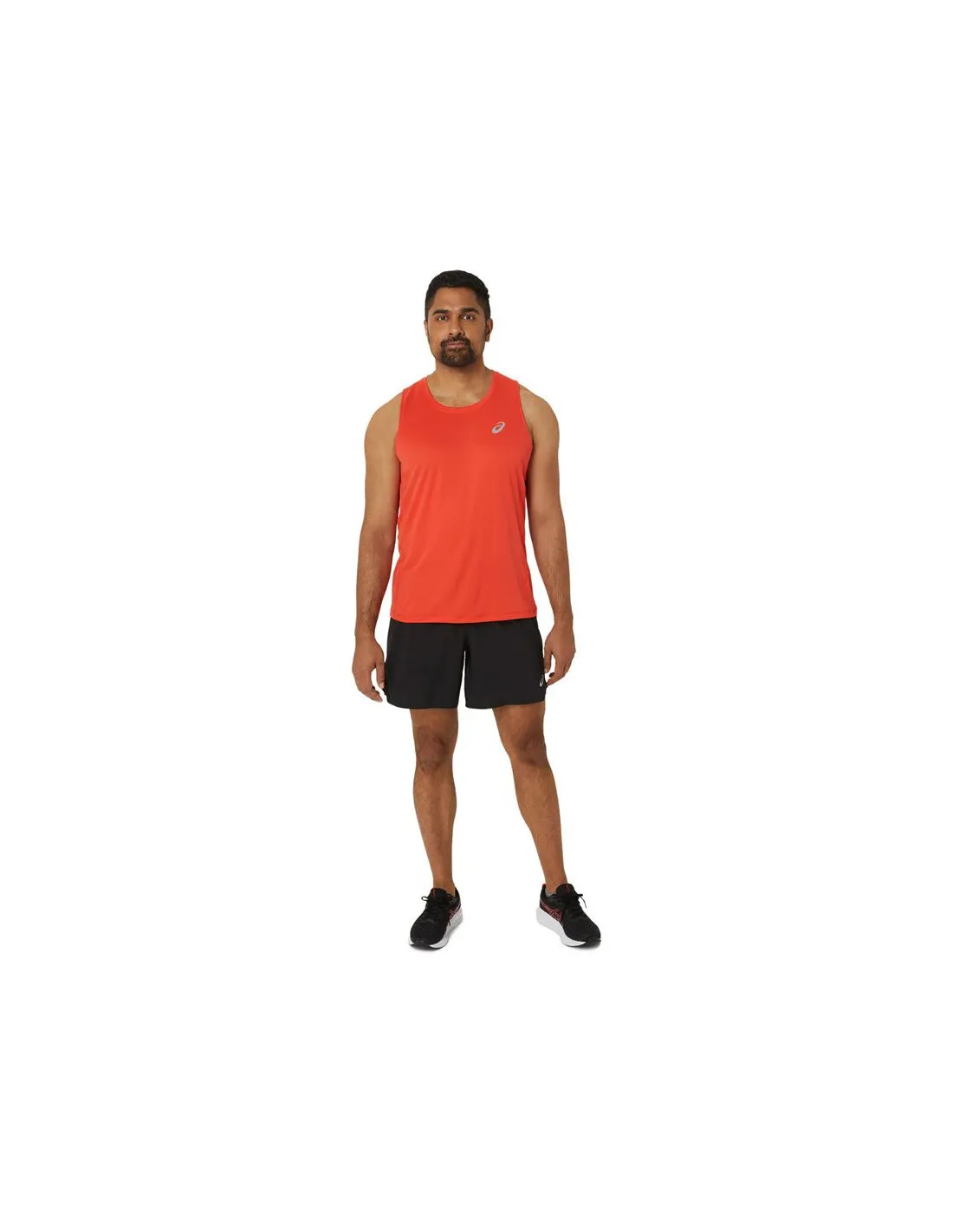 Camiseta de Running ASICS Core Singlet Hombre Rojo
