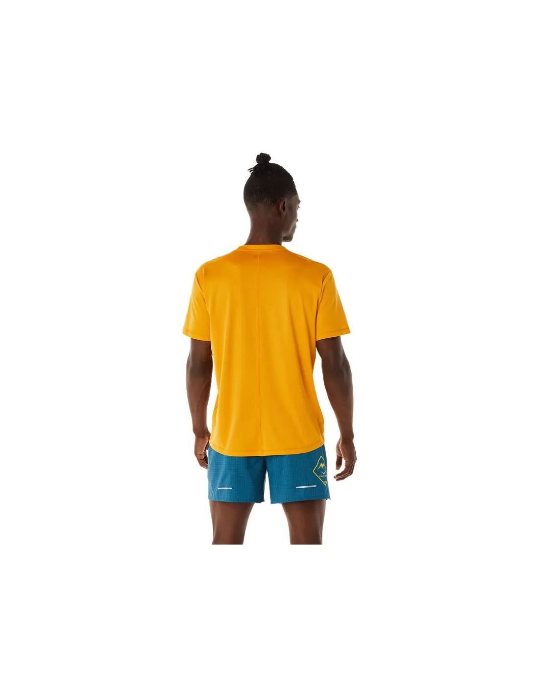 Camiseta de Running ASICS Fujitrail Logo Hombre Naranja