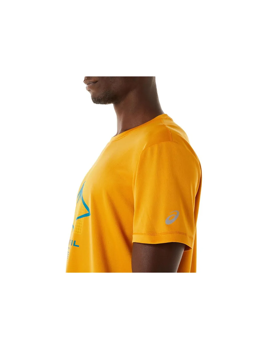 Camiseta de Running ASICS Fujitrail Logo Hombre Naranja