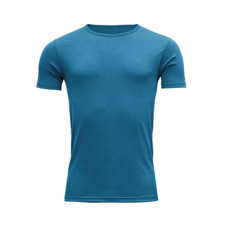 Camiseta Devold Breeze Hombre (AZUL NARANJA) Hombre