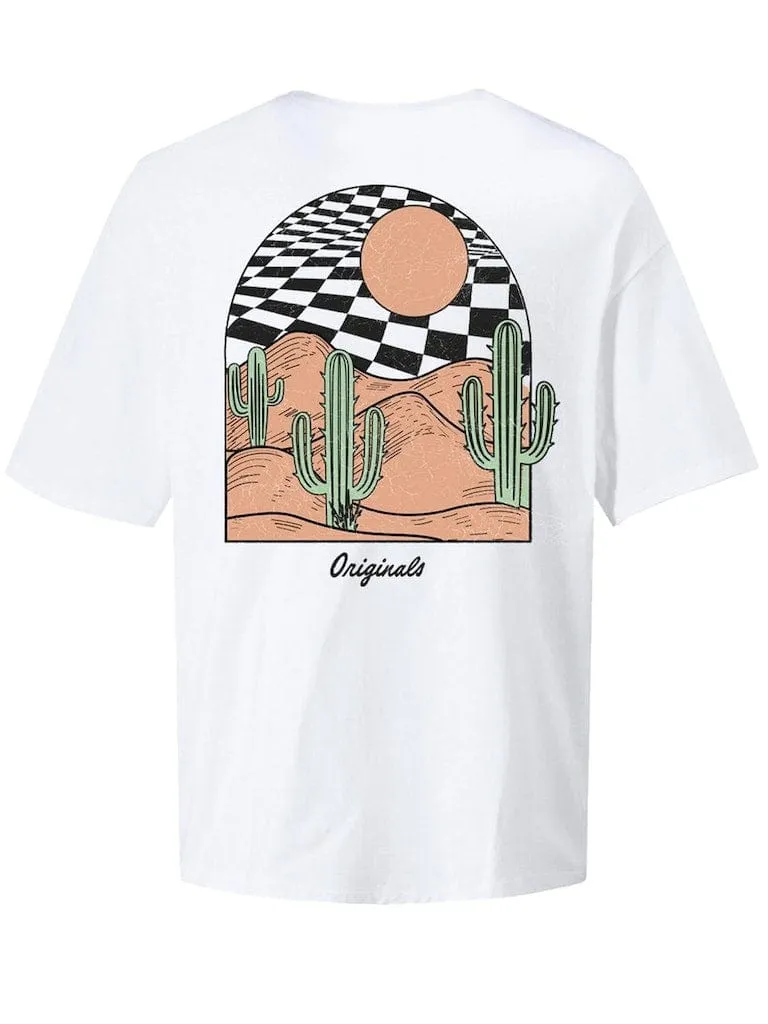 CAMISETA ESTAMPADA BLANCA  JORBRADLEY