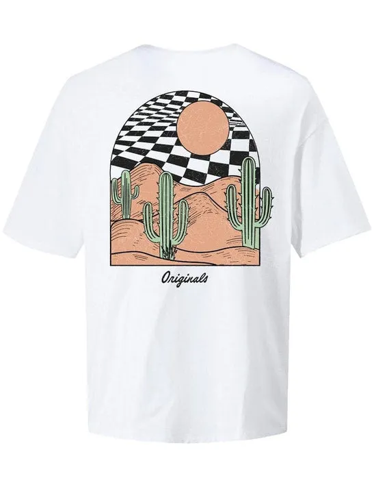 CAMISETA ESTAMPADA BLANCA  JORBRADLEY