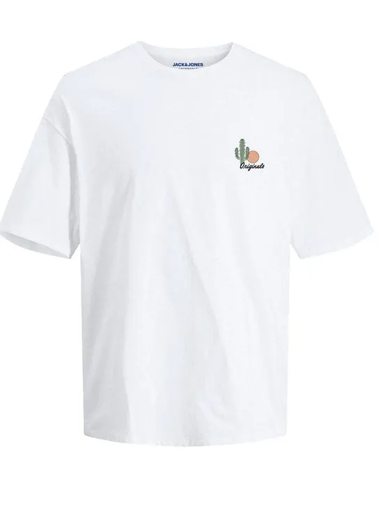 CAMISETA ESTAMPADA BLANCA  JORBRADLEY