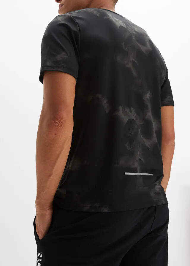 CAMISETA FUNCIONAL (2 UNIDADES) NEGRO MONOCOLORNEGRO ESTAMPADO