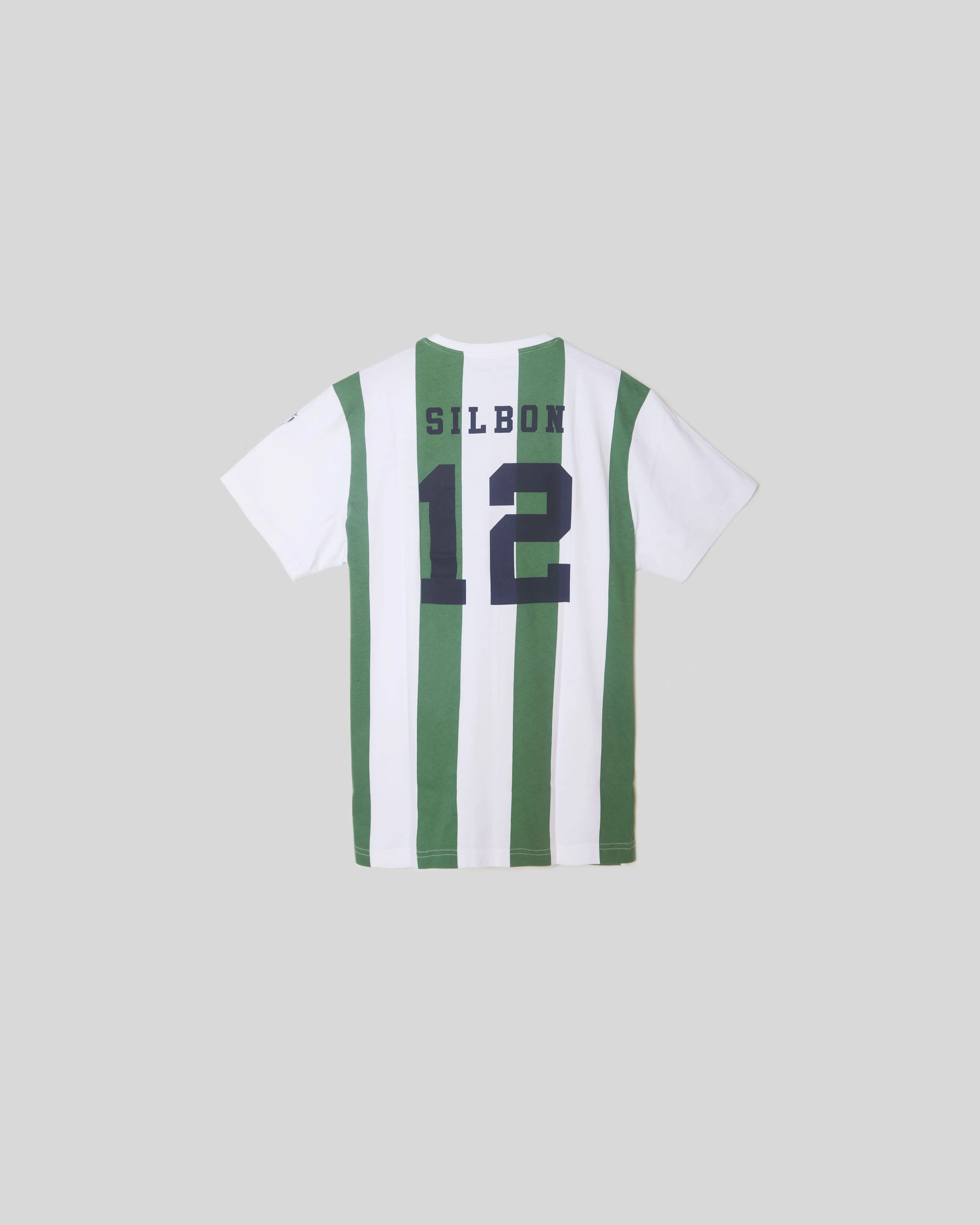 Camiseta kids retro blanquiverde silbon blanca