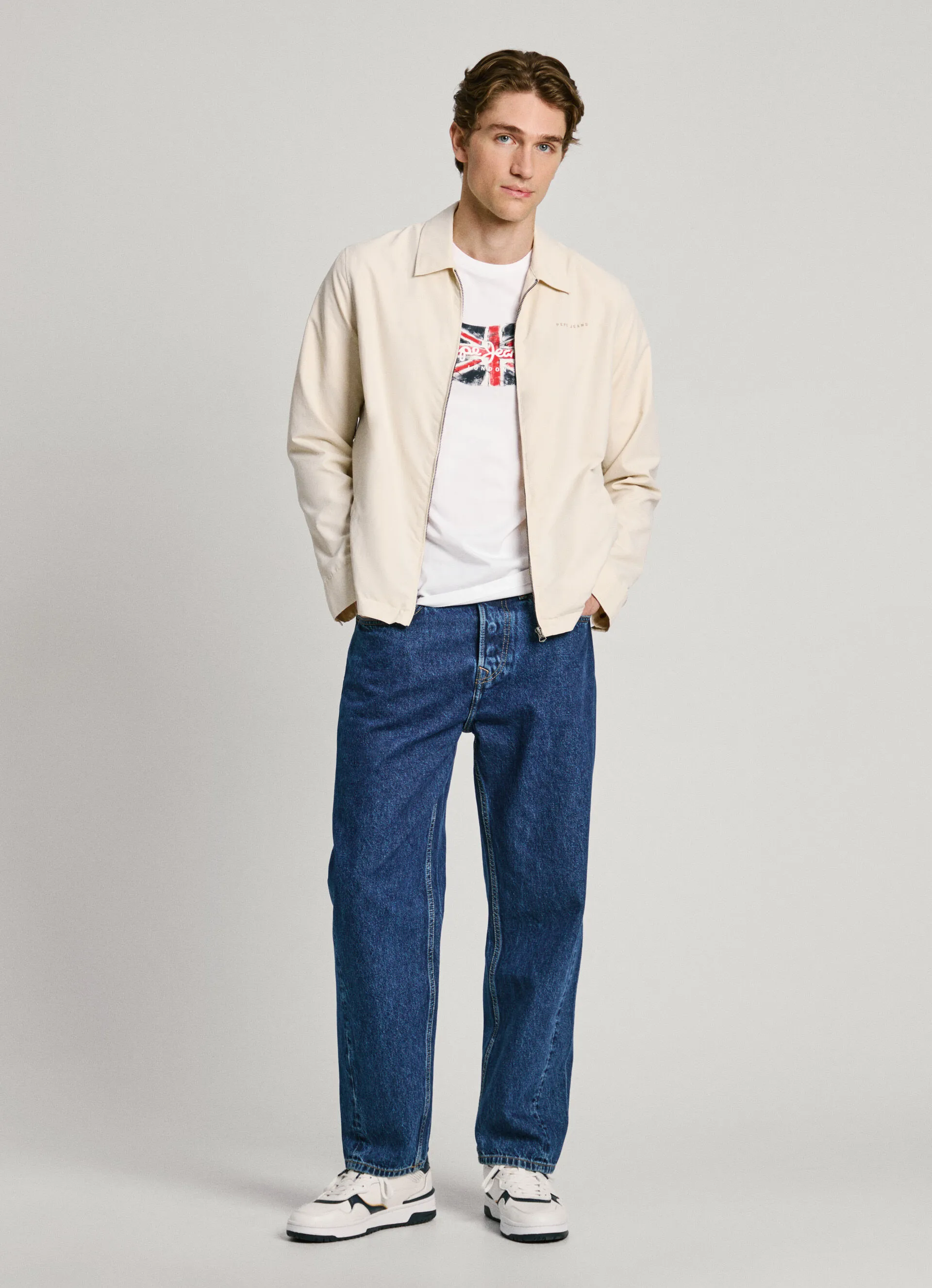 camiseta logo union jack fit regular
