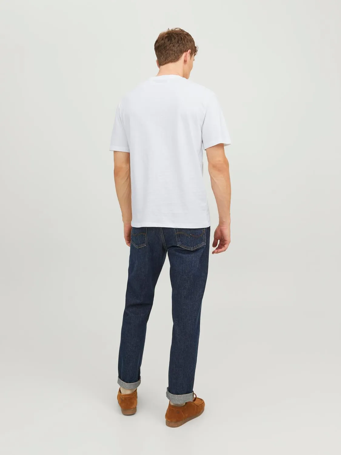 Camiseta Logotipo Cuello redondo | Blanco | Jack & Jones®