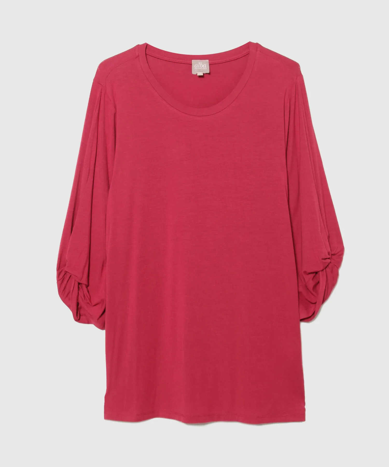 CAMISETA MANGA &FRAC34; CON ANUDADO