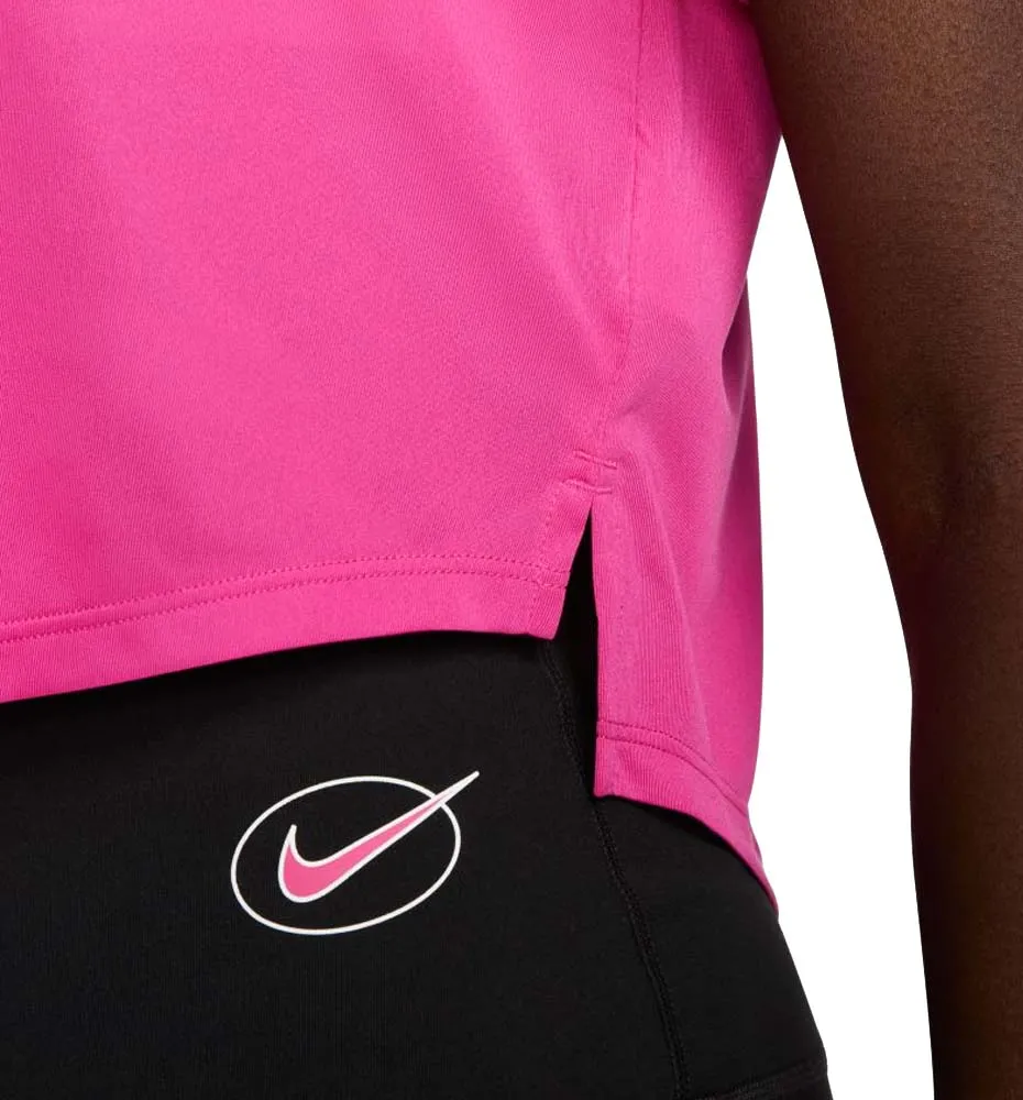 Camiseta M/c Running_Mujer_NIKE One Icon Clash