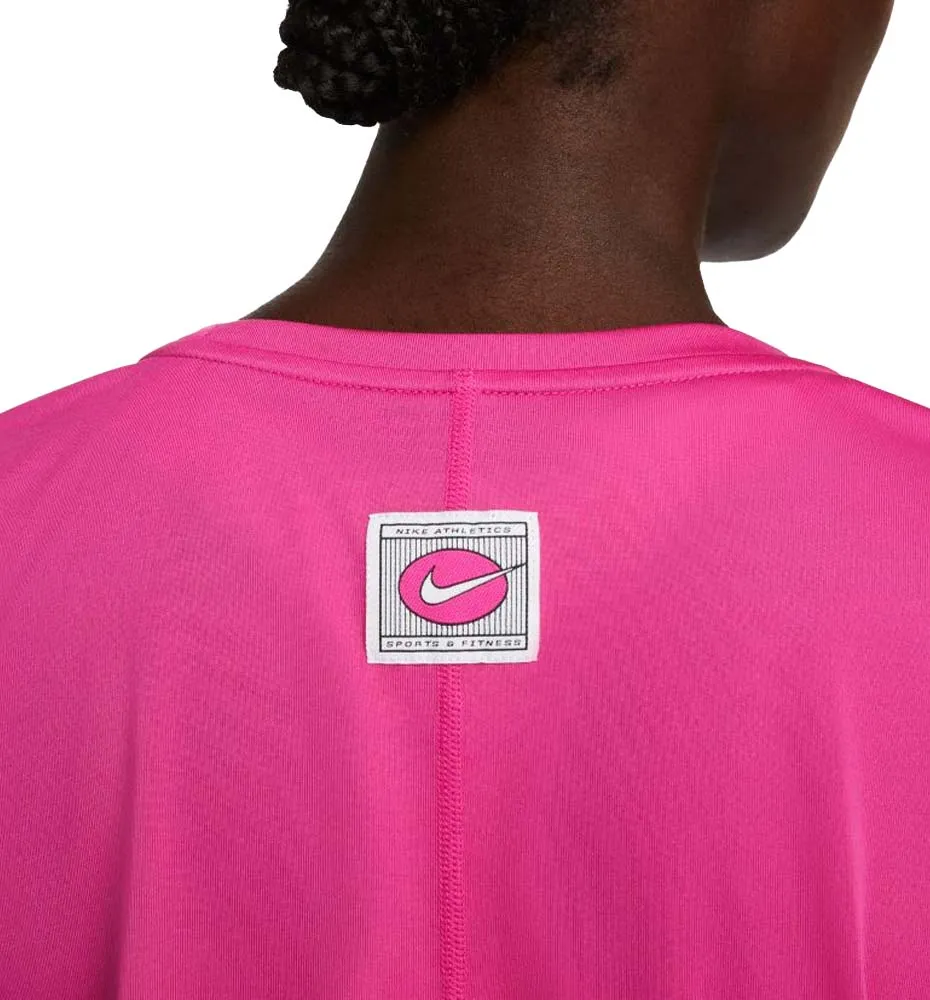 Camiseta M/c Running_Mujer_NIKE One Icon Clash