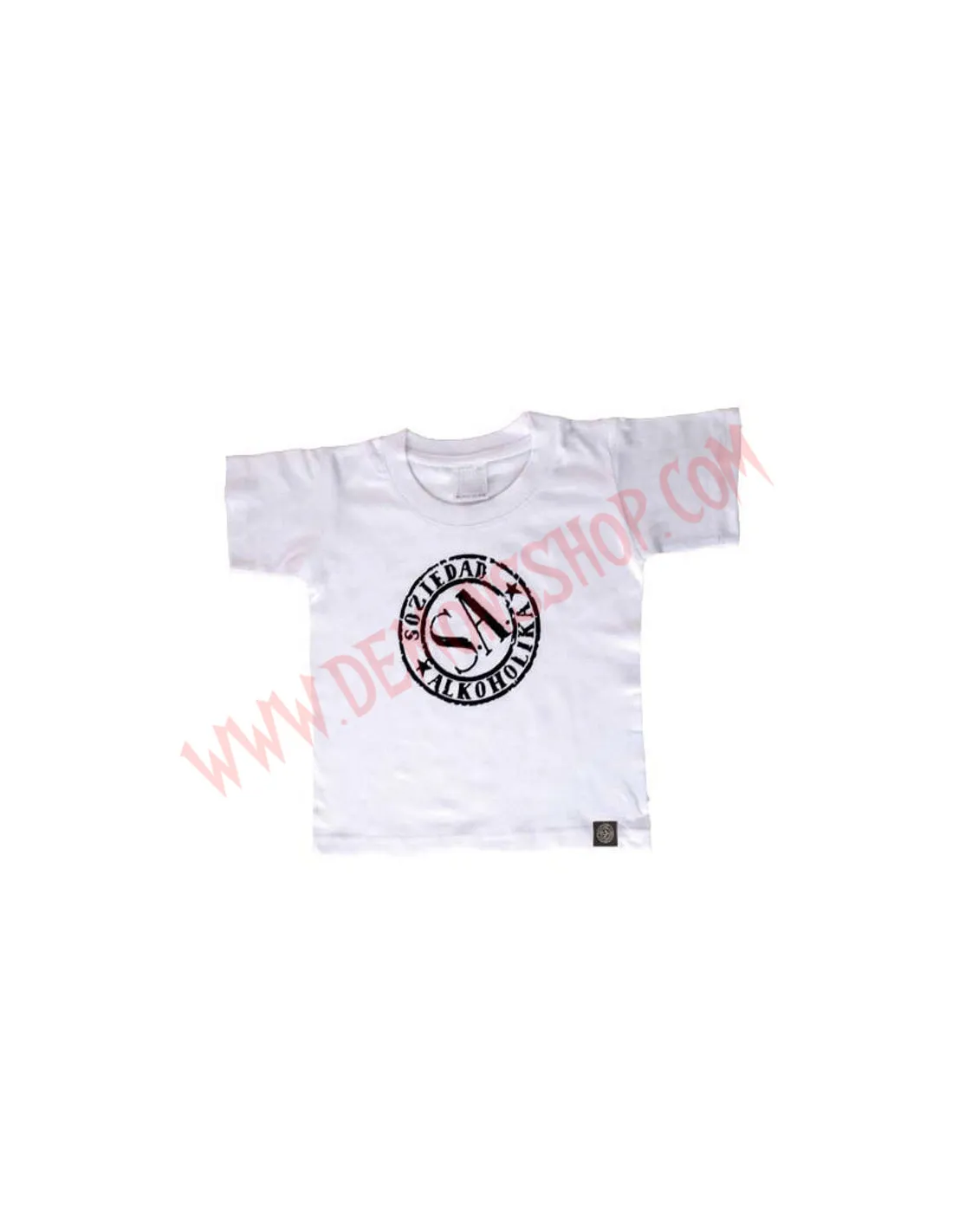 Camiseta Niño Soziedad Alkoholika (Blanca)