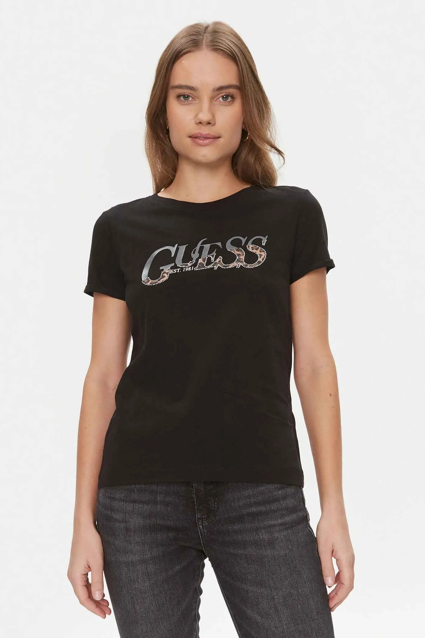 Camiseta para mujer de Guess Jeans – W4RI24JA914