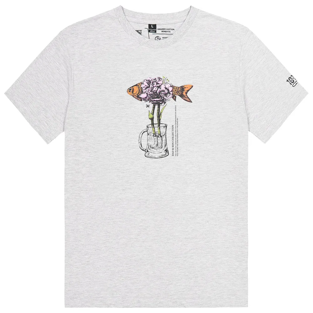 Camiseta Picture Dad & Son Bouquet Grey Melange