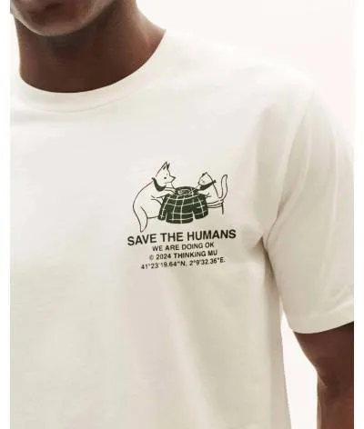 Camiseta Thinking mu save the humans