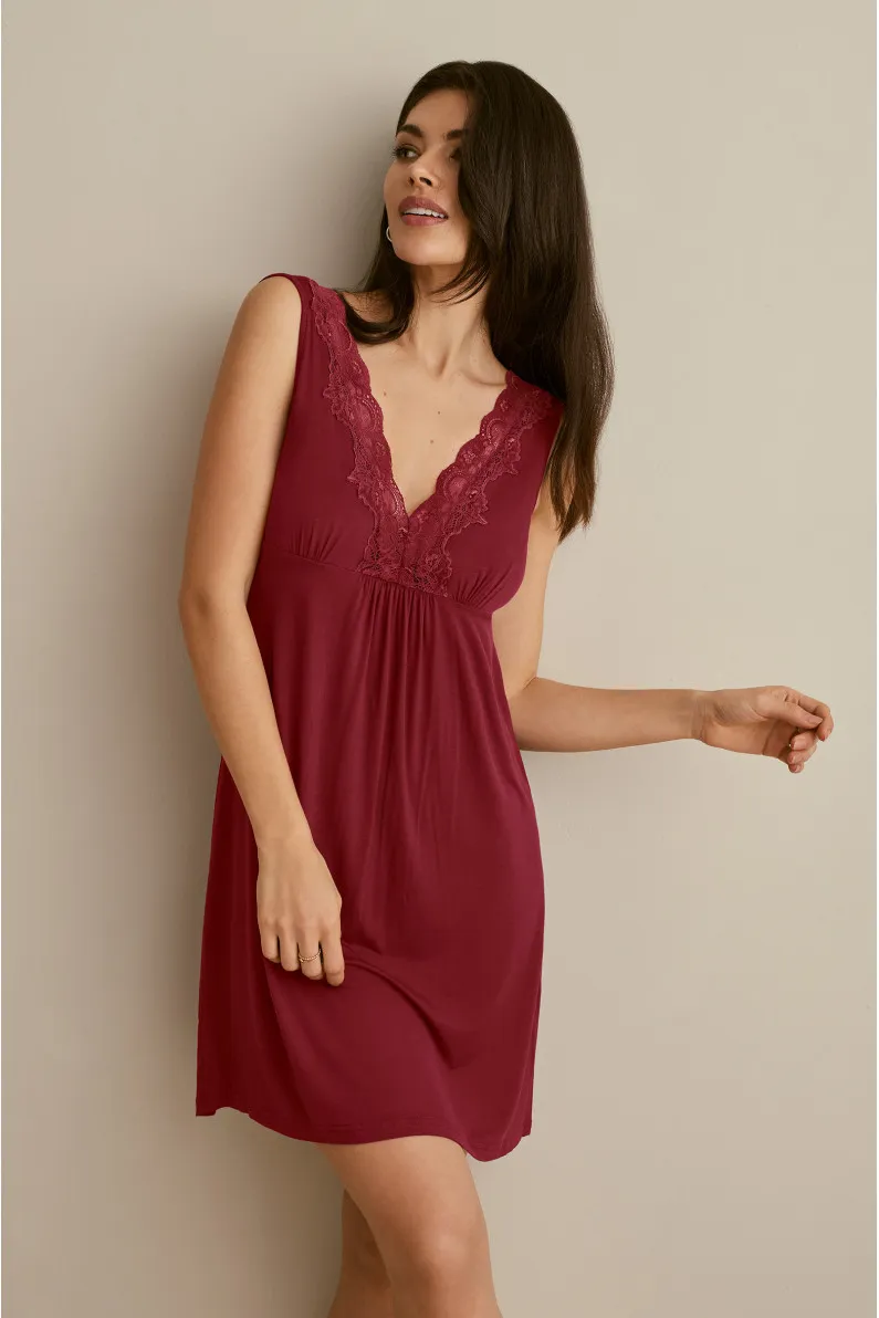 CAMISÓN CORTO SIN MANGAS MODAL