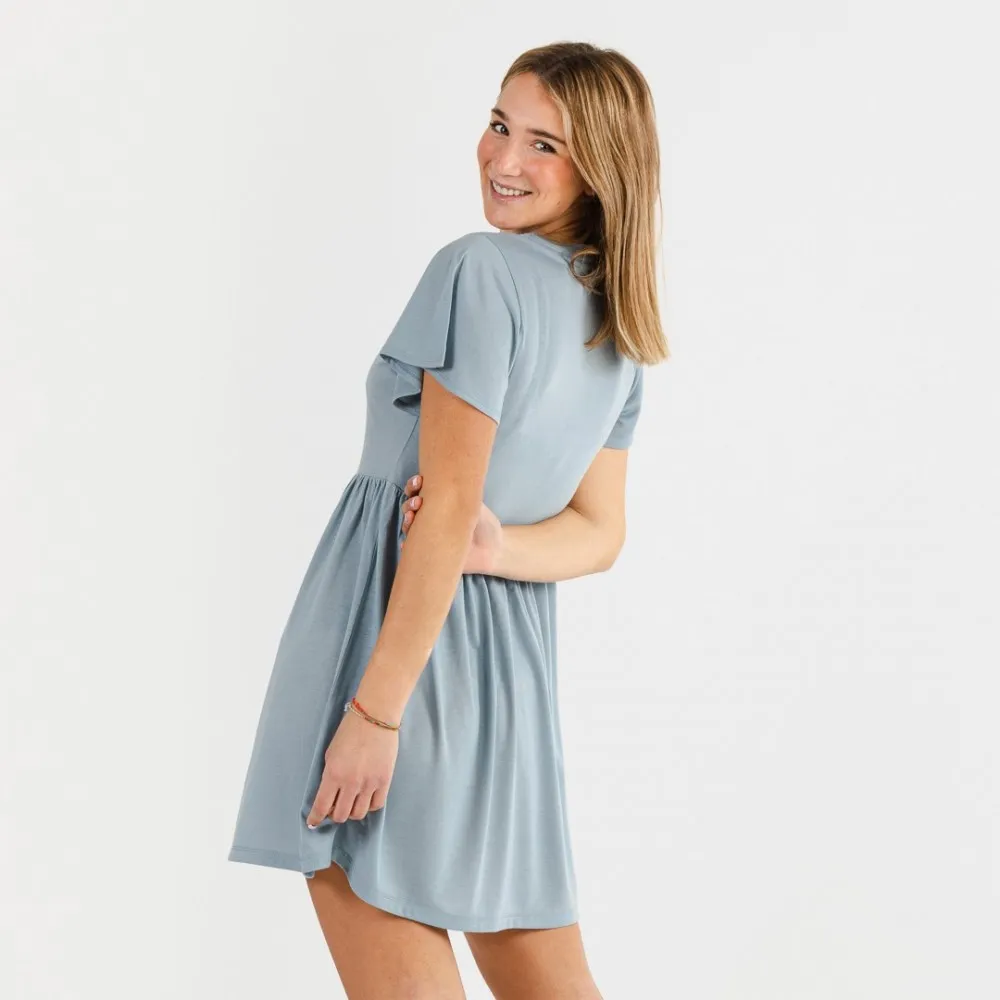 Camisón manga corta indigo
