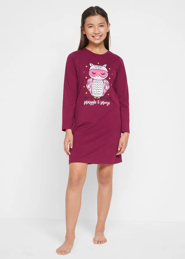 Camisón para niñas Baya estampado