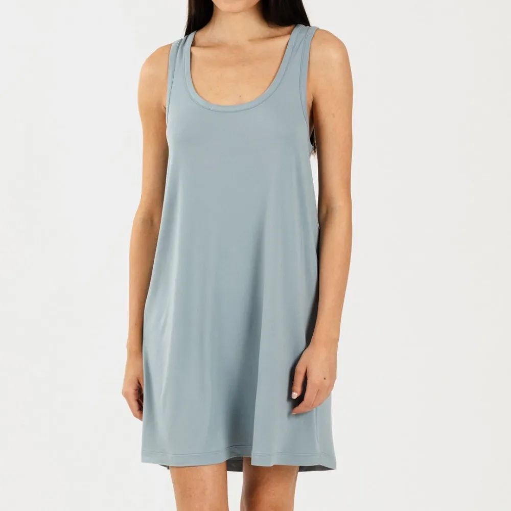 Camisón tirantes punto sedoso indigo