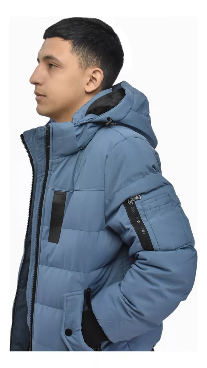 Campera Impermeable Hombre Inflable Abrigo Importado Yd12263