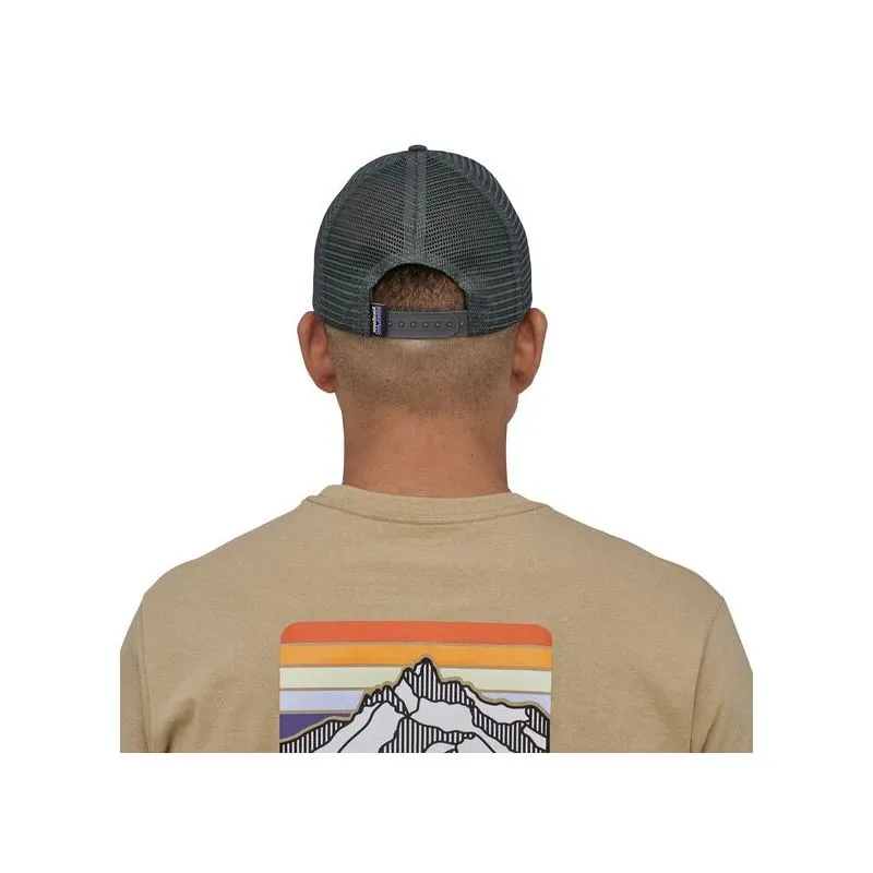 CAP PATAGONIA P6 LOGO LOPRO TRUCKER HAT (FORGE GREY)