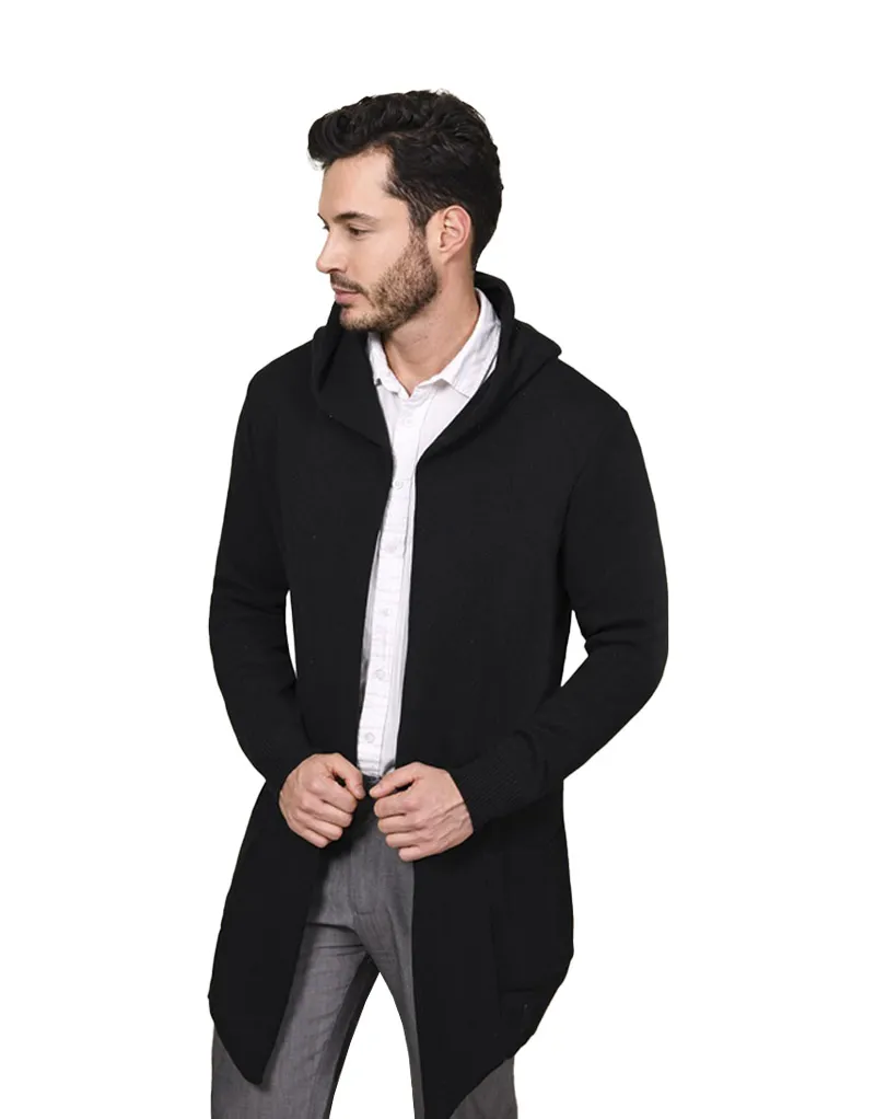 Capa Abrigo Gaban Para Hombre Gris Claro