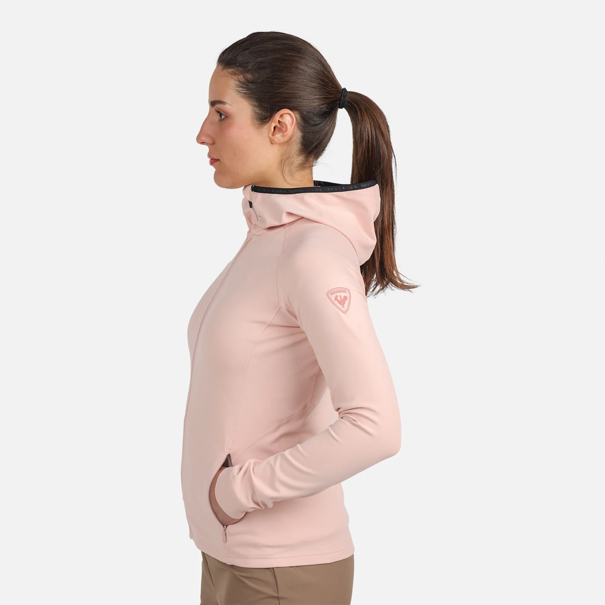 Capa intermedia Thin Midlayer con cremallera integral para mujer