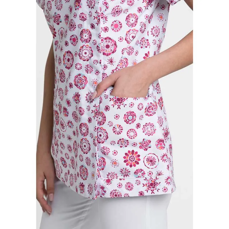 CASACA MUJER GENEVE CUELLO MAO MANDALAS  OFERTA TALLA L