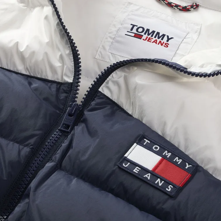 CAZADORA ACOLCHADA COLORBLOCK DE PLUMÓN HOMBRE TOMMY JEANS