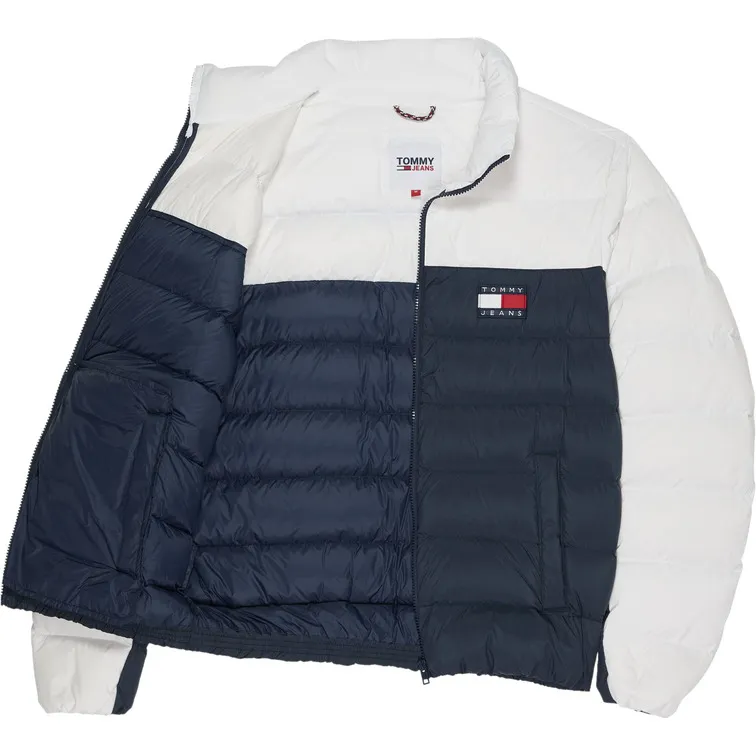 CAZADORA ACOLCHADA COLORBLOCK DE PLUMÓN HOMBRE TOMMY JEANS