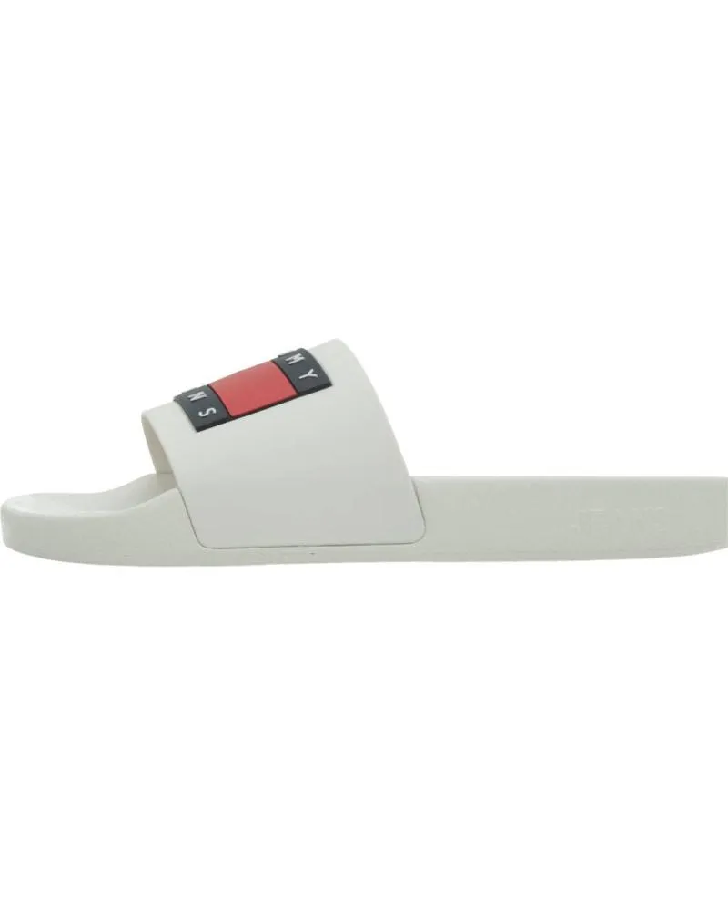 Chanclas de Mujer TOMMY JEANS FLAG POOL SLD ESS BLANCO