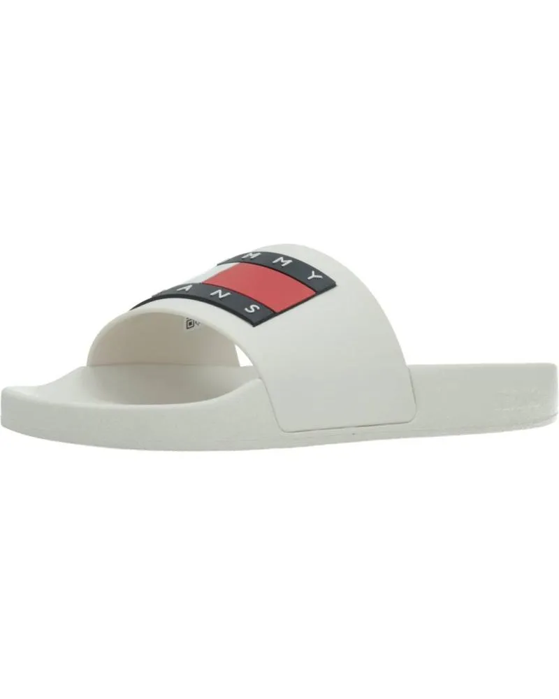 Chanclas de Mujer TOMMY JEANS FLAG POOL SLD ESS BLANCO