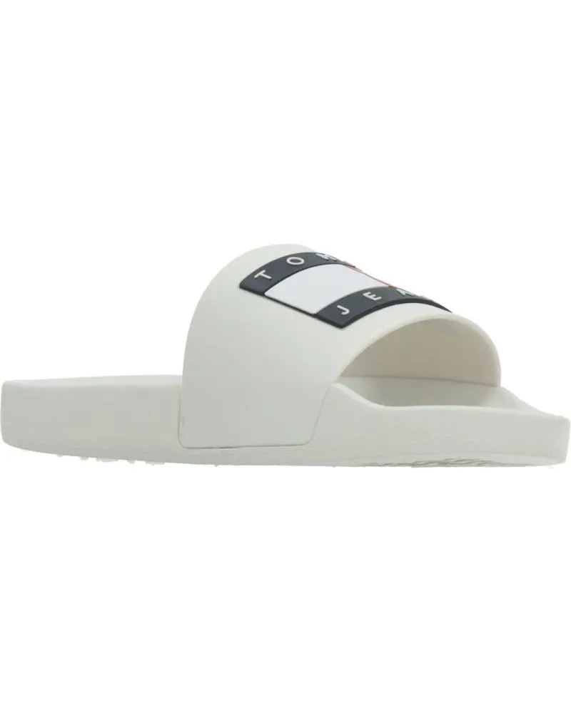 Chanclas de Mujer TOMMY JEANS FLAG POOL SLD ESS BLANCO