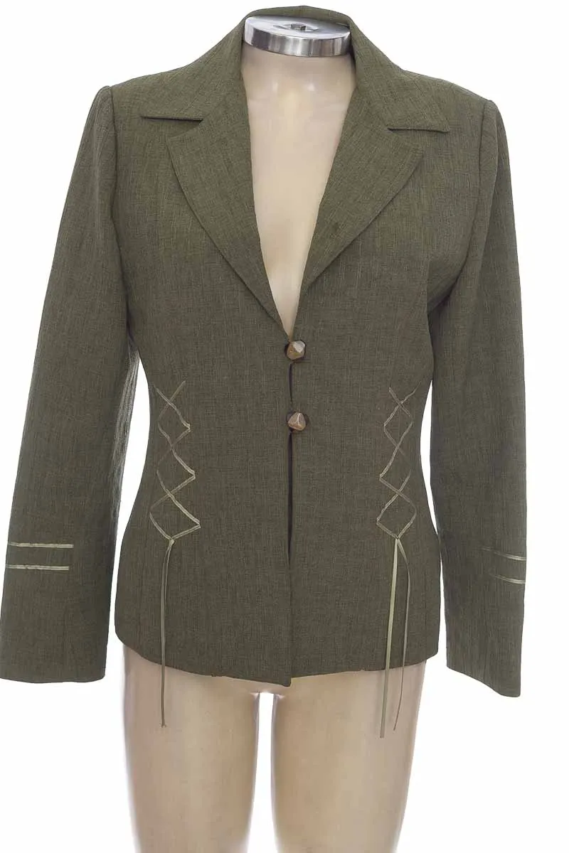 CHAQUETA / ABRIGO COLOR VERDE  LEA MUJER BONITA