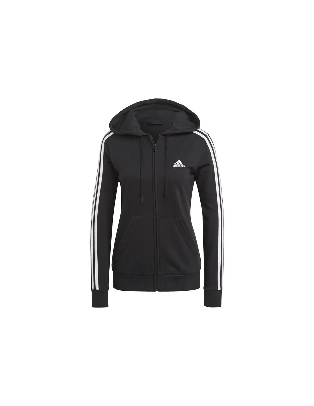 Chaqueta adidas Essentials French Terry 3 bandas W Black