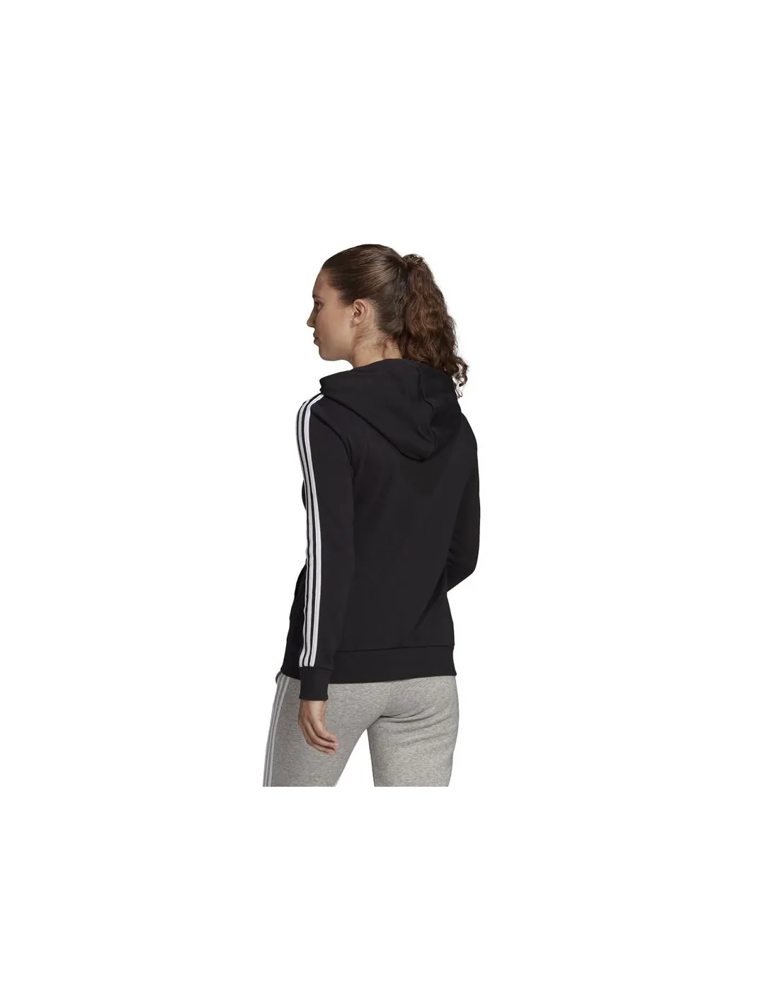 Chaqueta adidas Essentials French Terry 3 bandas W Black