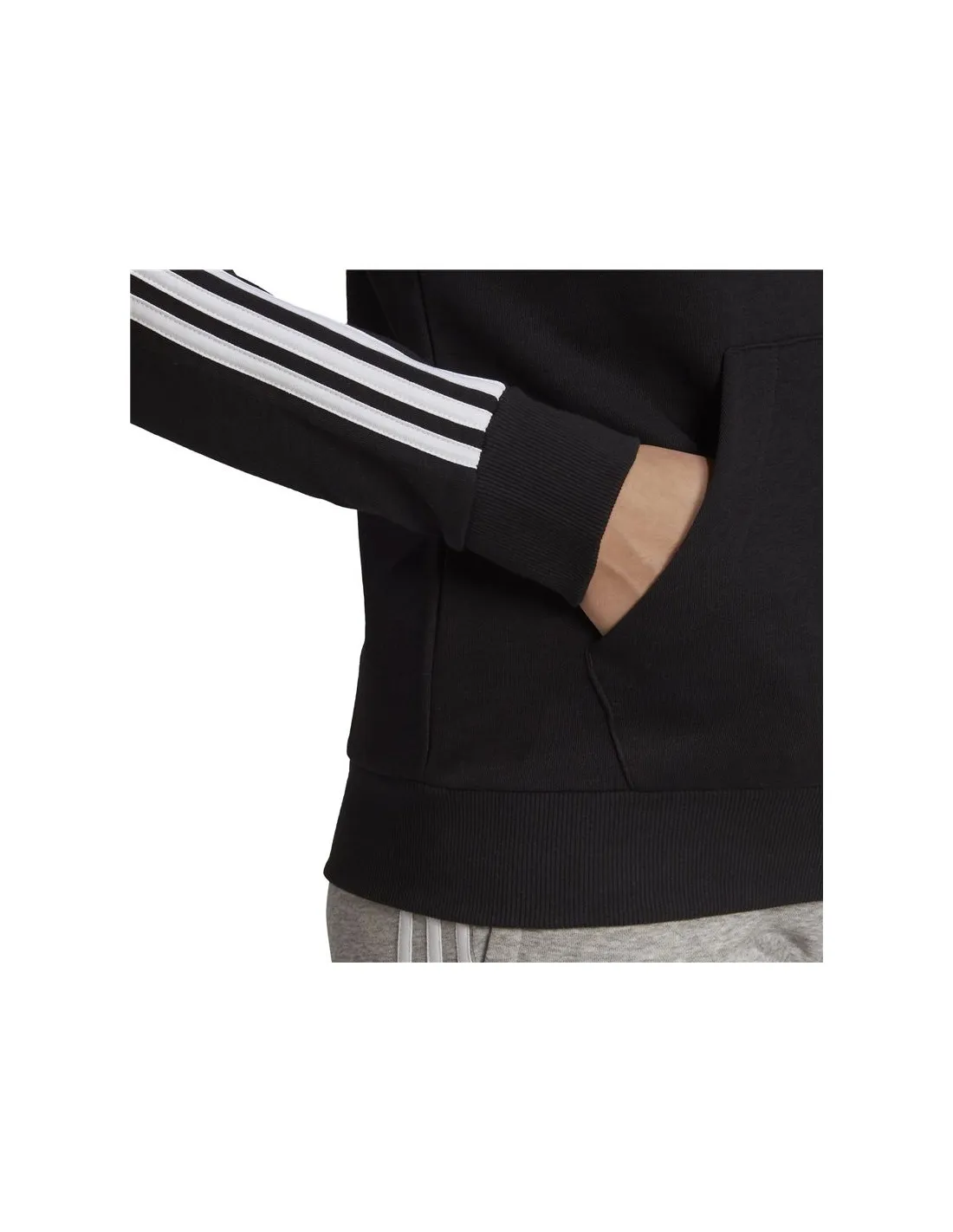 Chaqueta adidas Essentials French Terry 3 bandas W Black