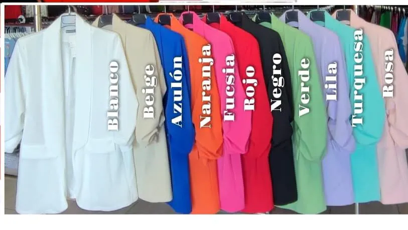 Chaqueta Americana Mujer Talla Grande