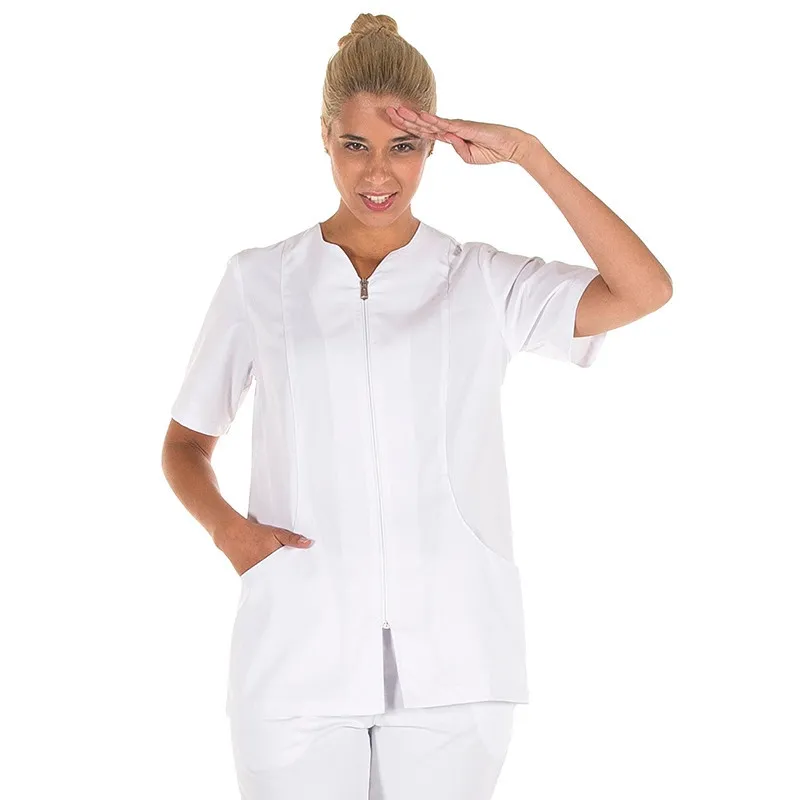 CHAQUETA BLANCA DE MUJER EN MANGA CORTA SICILIA  GARY'S