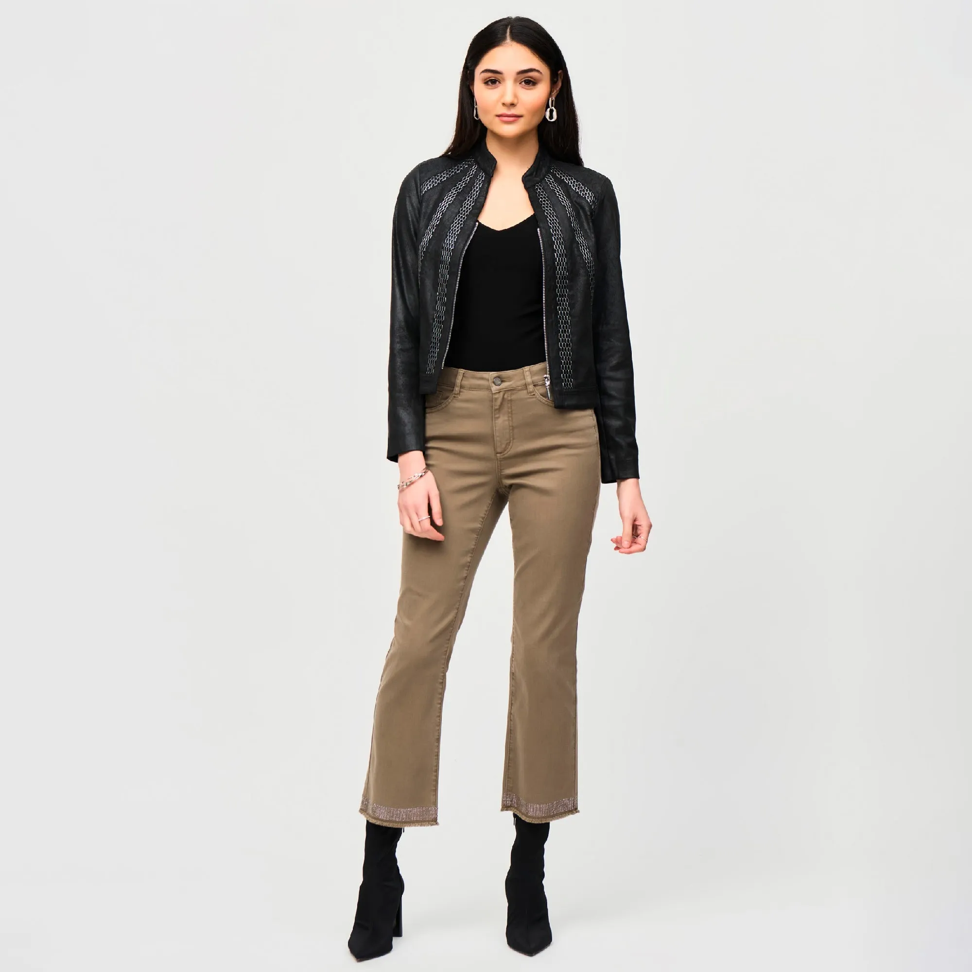 Chaqueta Casual con Malla Metálica Joseph Ribkoff 243972
