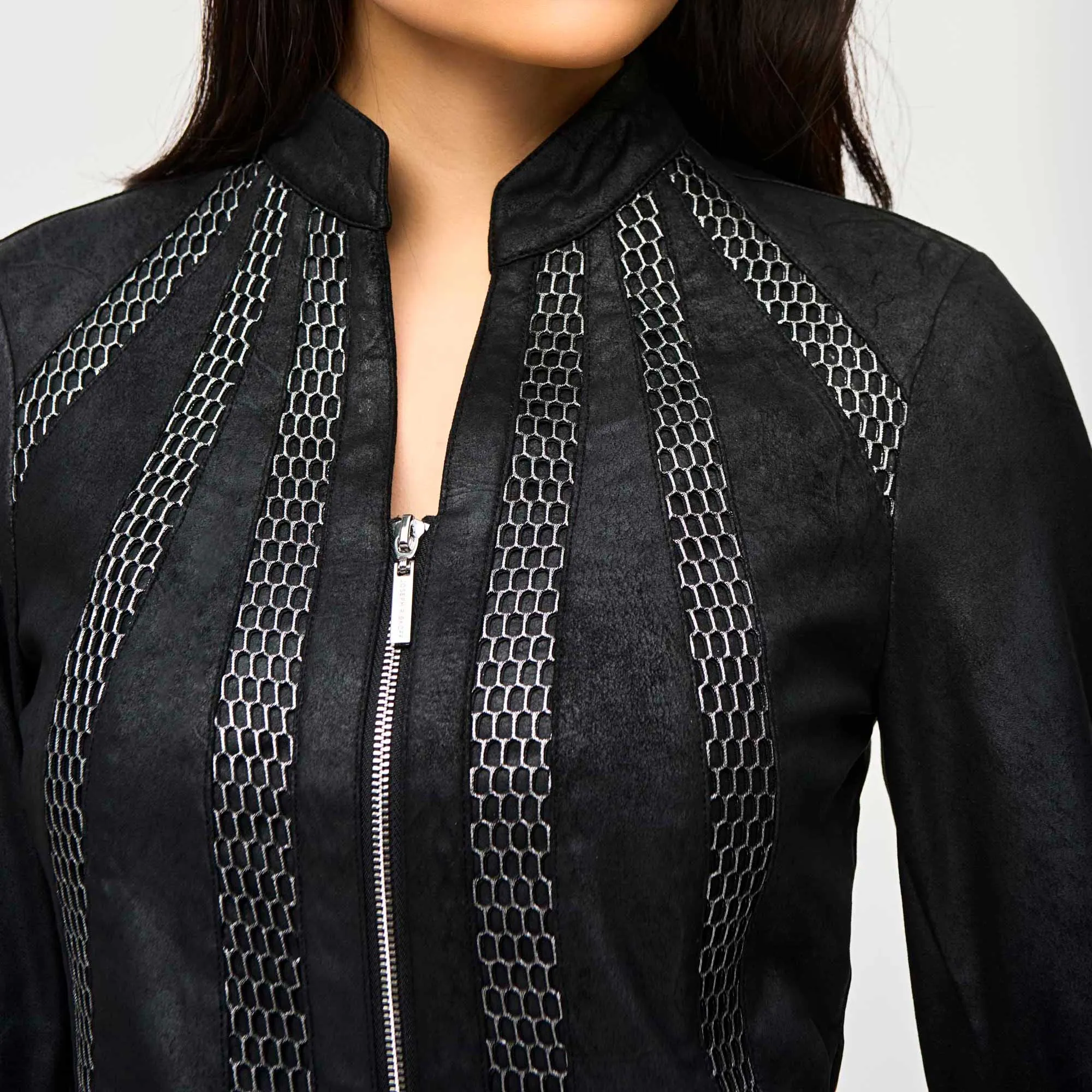 Chaqueta Casual con Malla Metálica Joseph Ribkoff 243972