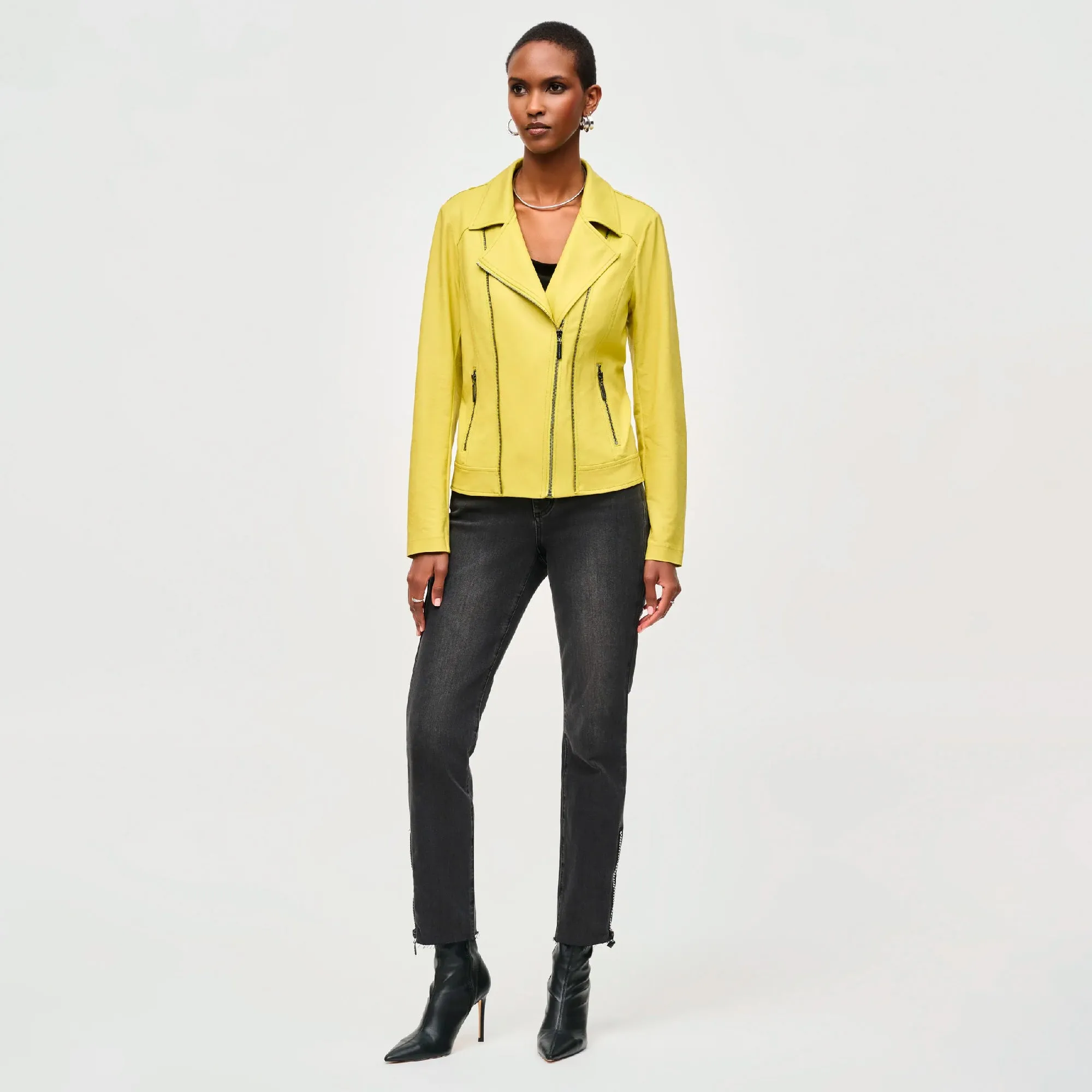 Chaqueta Casual con Punto Metalizado Joseph Ribkoff 243905